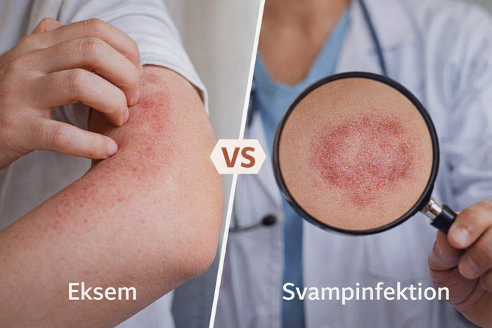 Är det eksem eller svamp? Så känner du igen skillnaden