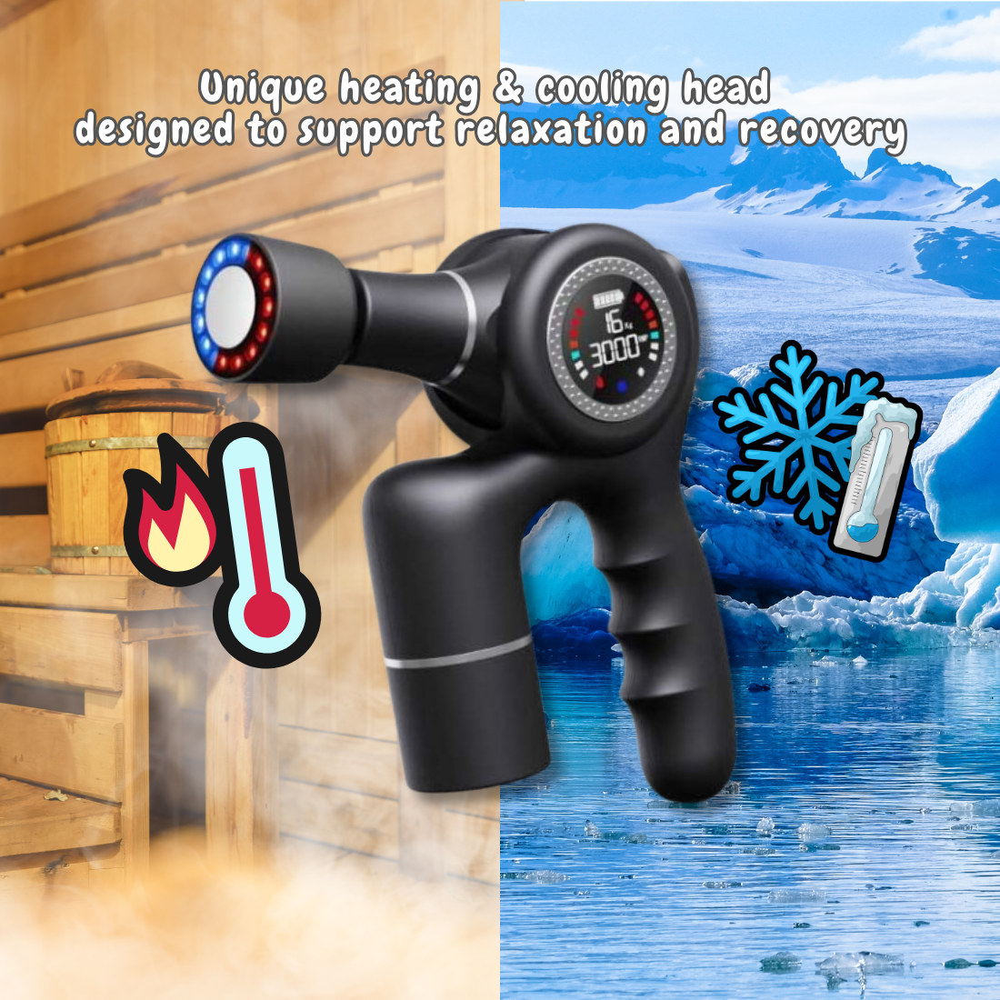 Professional Massage Gun EVOLVIENCE PRO – Dual Batteries