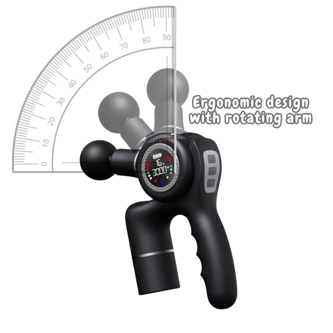 Professional Massage Gun EVOLVIENCE PRO – Dual Batteries