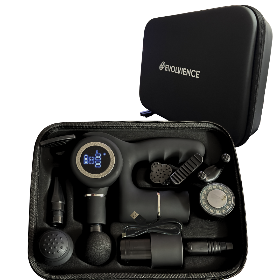 Professional Massage Gun EVOLVIENCE PRO – Dual Batteries